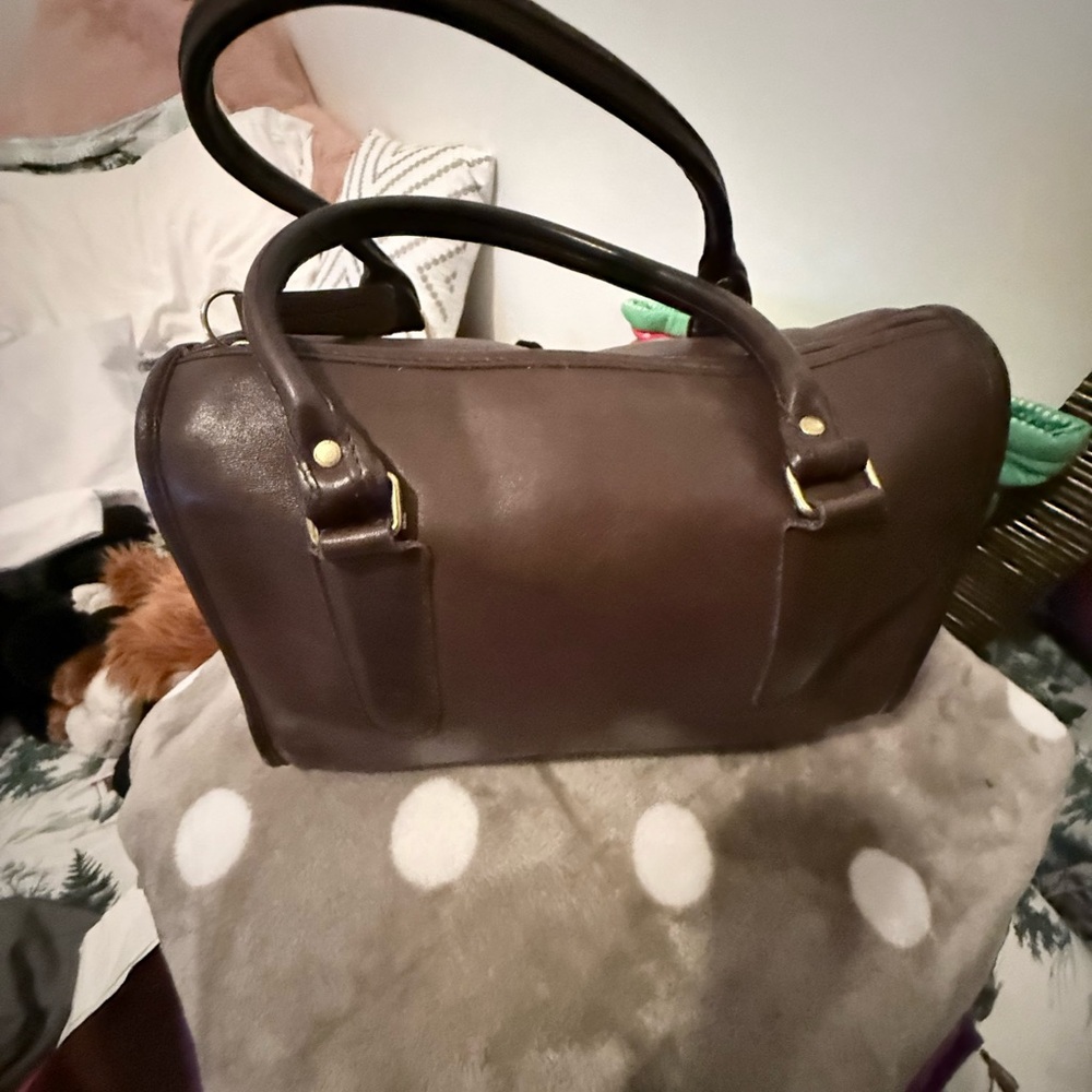 Coach Dark Brown small satchel